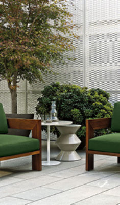 Outdoor Warhol Iroko Minotti