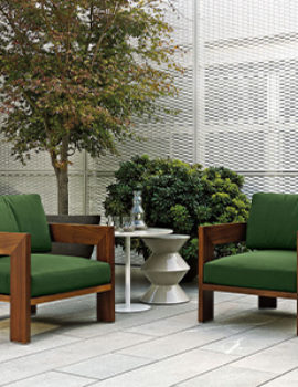 Outdoor Warhol Iroko Minotti