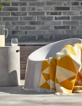 Verpan Plaid Throw Wool